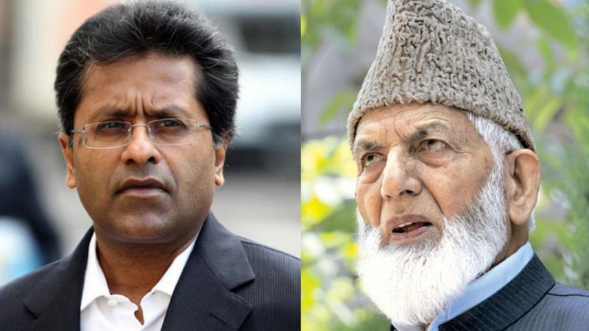 Lalit Modi and Syed Ali Shah Geelani