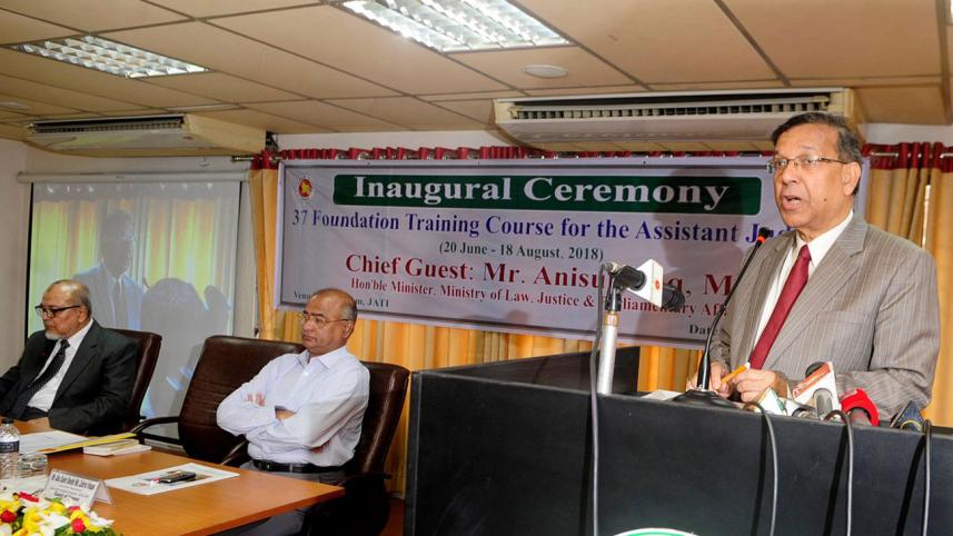 Law Minister Anisul Huq 