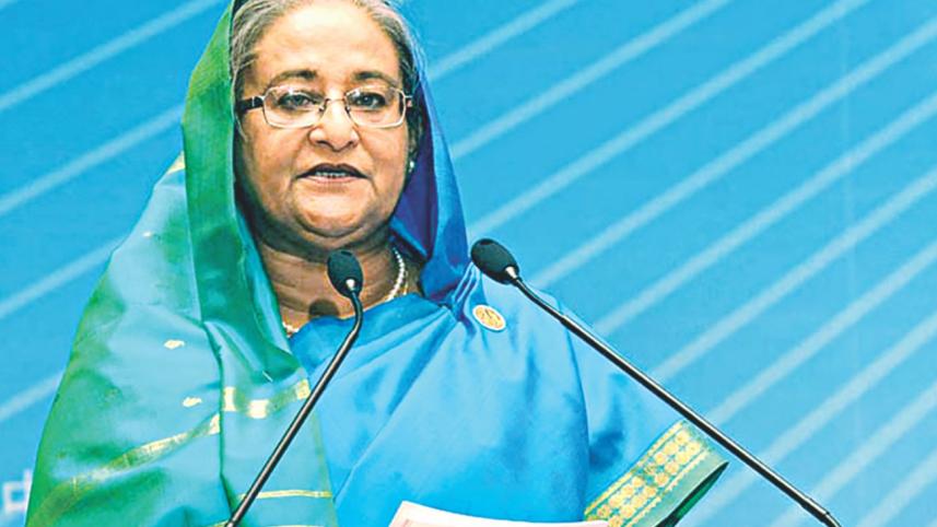 Prime Minister Sheikh Hasina in Bangladesh Police Week 2019