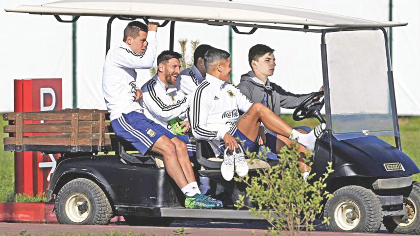 Lionel Messi the star attraction