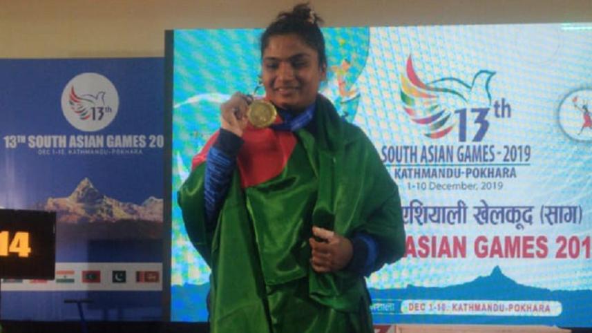 Bangladesh's Mabia Akter Simanta wins Gold Medal 