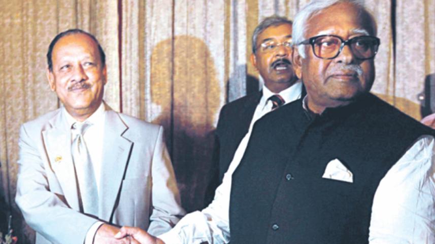 Abdul Mannan Bhuiyan with Abdul Jalil