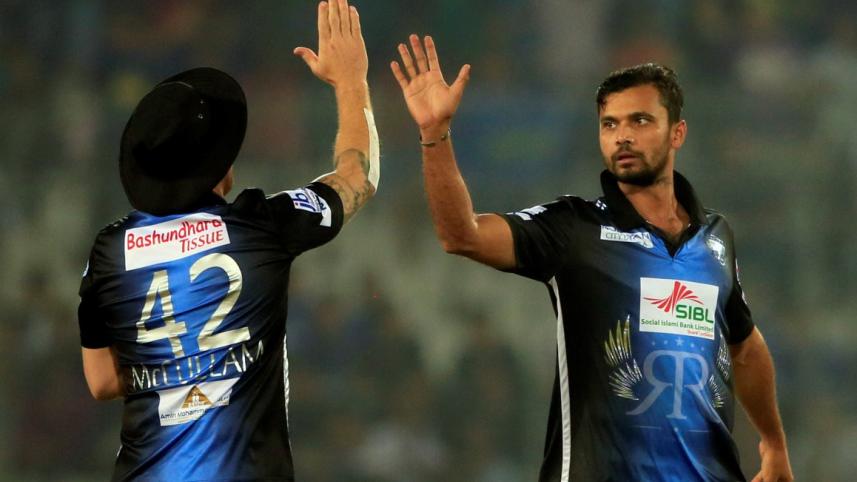 Mashrafe Mortaza and Brendon McCullum