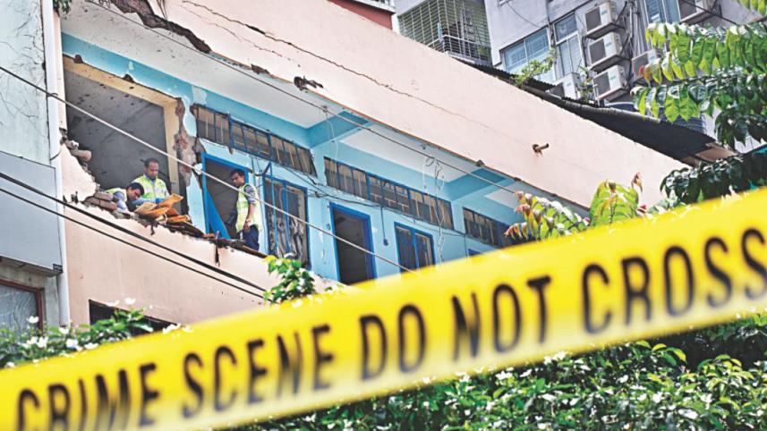 Militant hideout at Hotel Olio International in the Dhaka's Panthapath