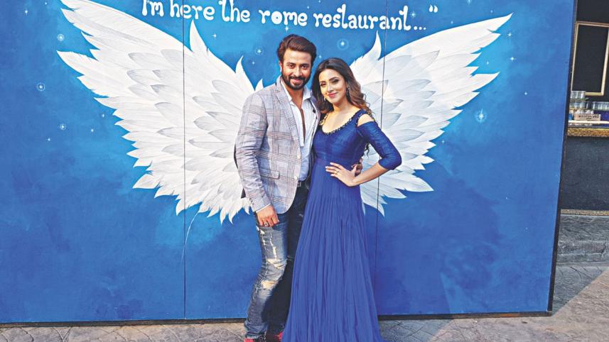 Dhallywood superstar Shakib Khan and Bidya Sinha Mim