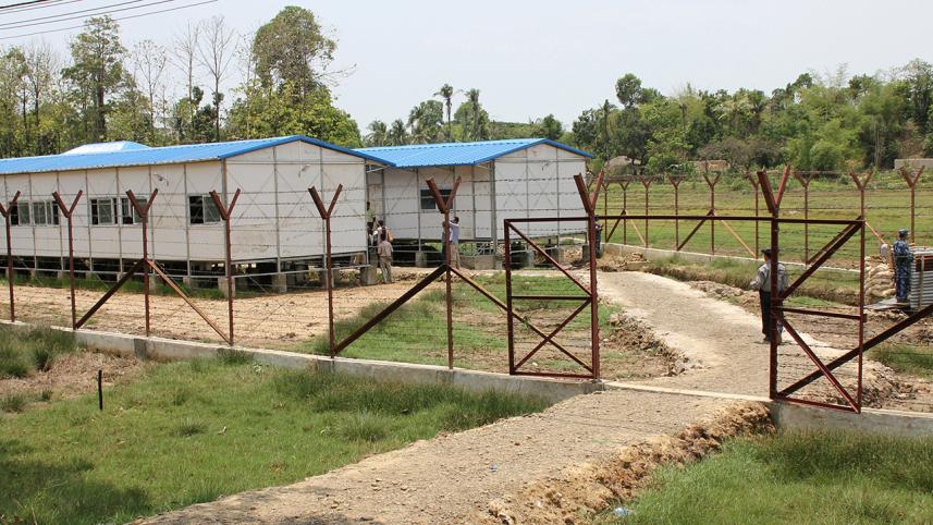 Myanmar Rohingya refugee camp