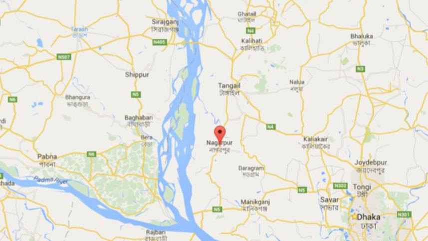 nagarpur tangail map