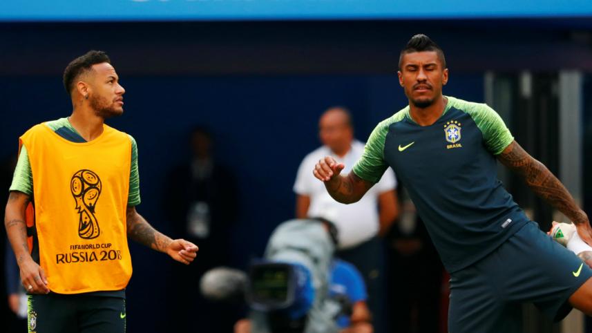 Paulinho and Neymar