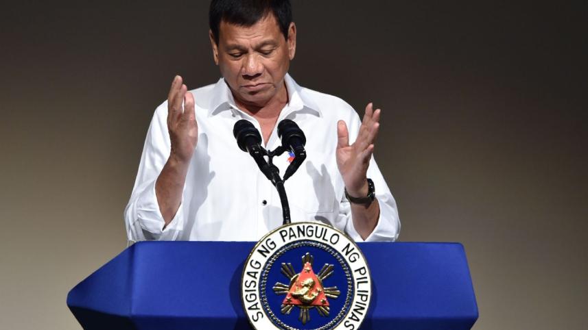 Philippines' President Rodrigo Duterte