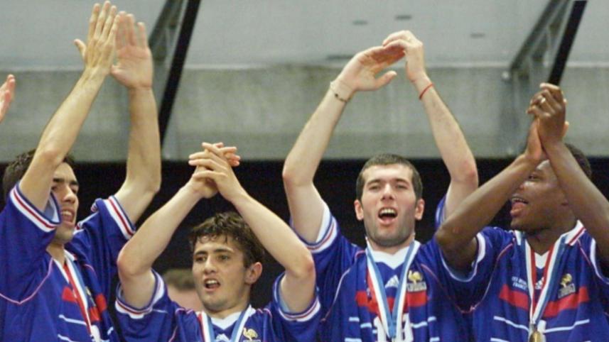 Robert Pires and Zinedine Zidane