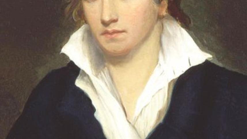 Portrait of Shelley (1819) by Amelia Curran