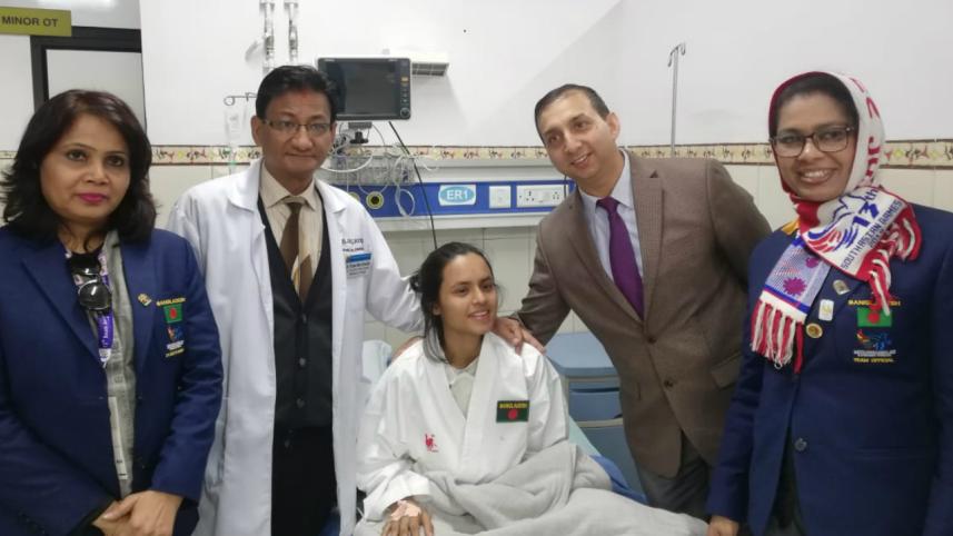 Bangladesh's gold-medalist karateka Marzan