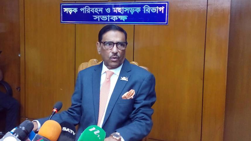 Road Transport and Bridges Minister Obaidul Quader says