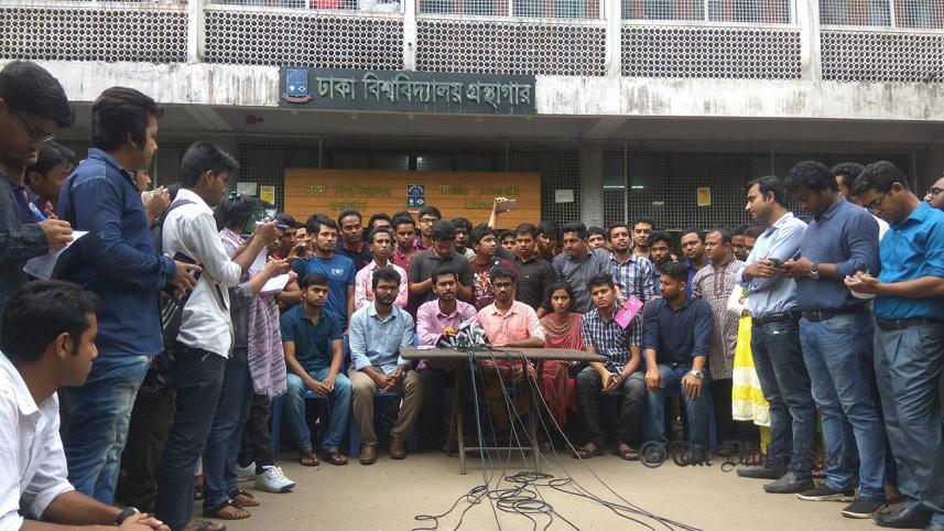 Quota system reform protesters