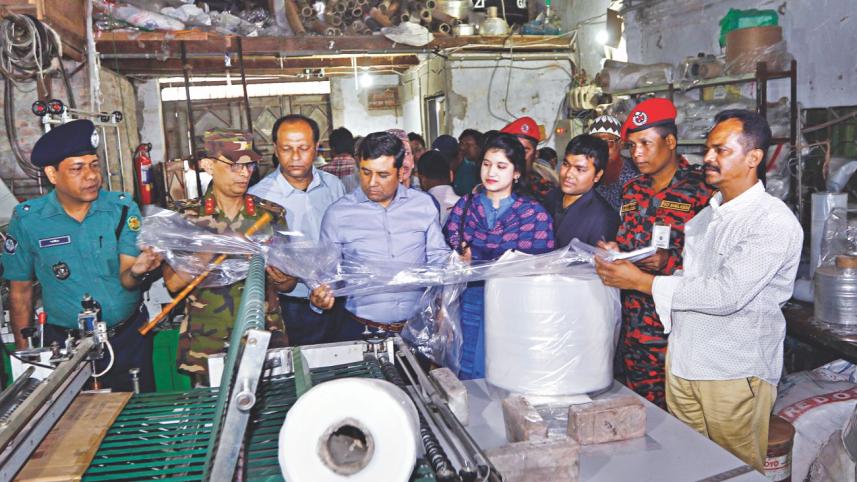 Illegal chemical warehouses