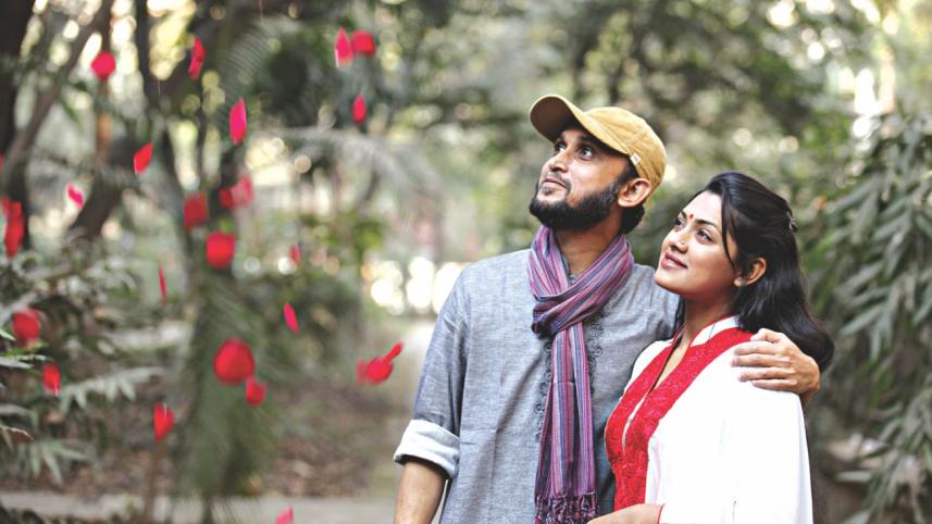 Mostofa Sarwar Farooki and Nusrat Imrose Tisha