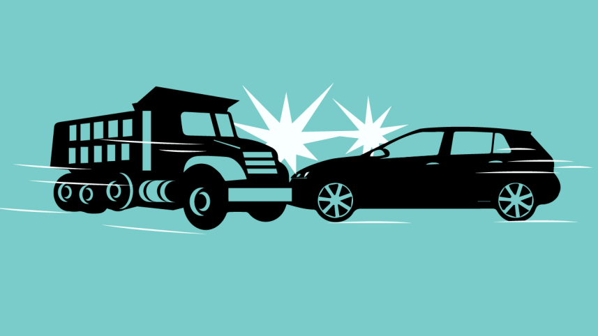 Truck runs over freedom fighter