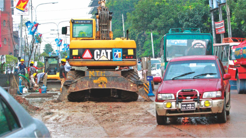 Road condition Dhaka