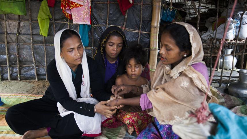 Rohingya woman in Bangladesh