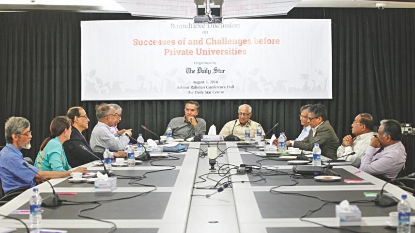 Roundtable, Private Universities, Successes and Challenges, Mahfuz Anam