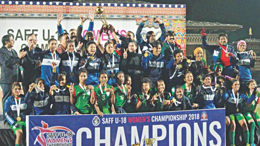 saff u18 womens champion bd