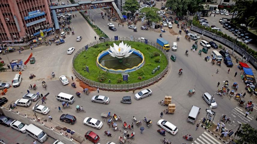 Shapla Square in Motijheel