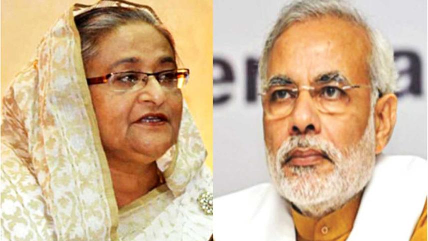 Sheikh Hasina and Modi