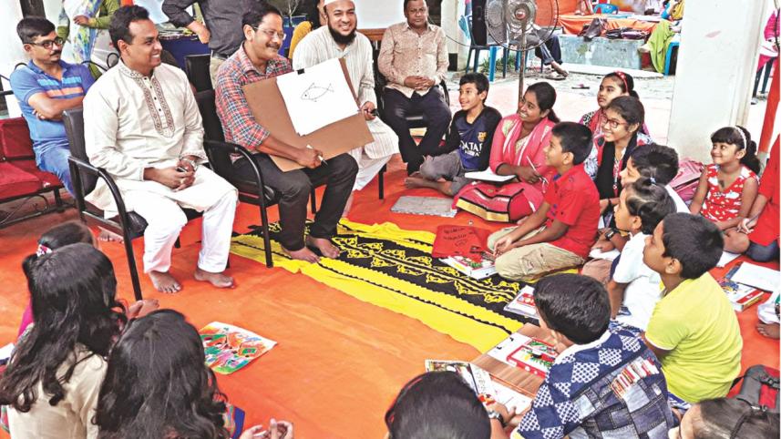 Shishir Bhattacharya inspires young minds