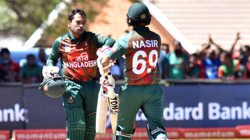 Mushfiqur Rahim and Nasir Hossain
