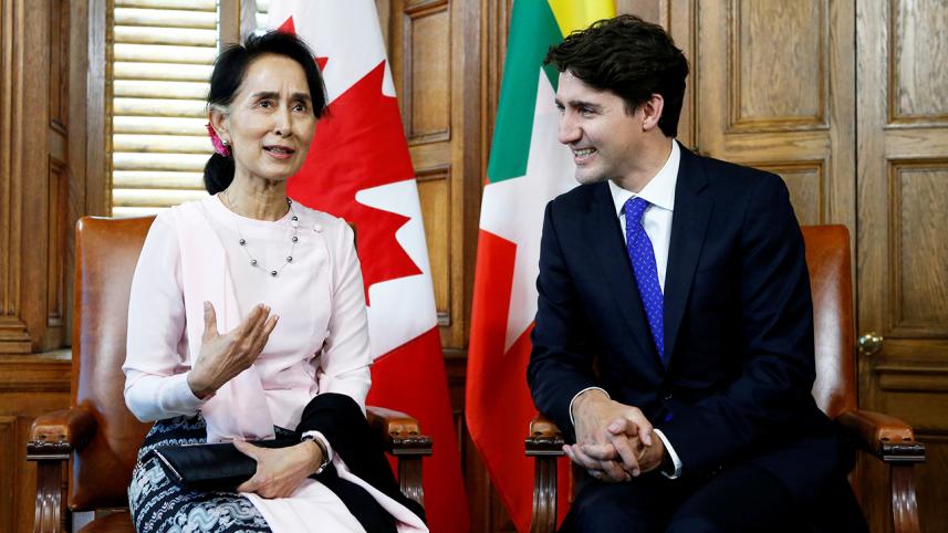 Aung San Suu Kyi's honorary citizenship of Canada