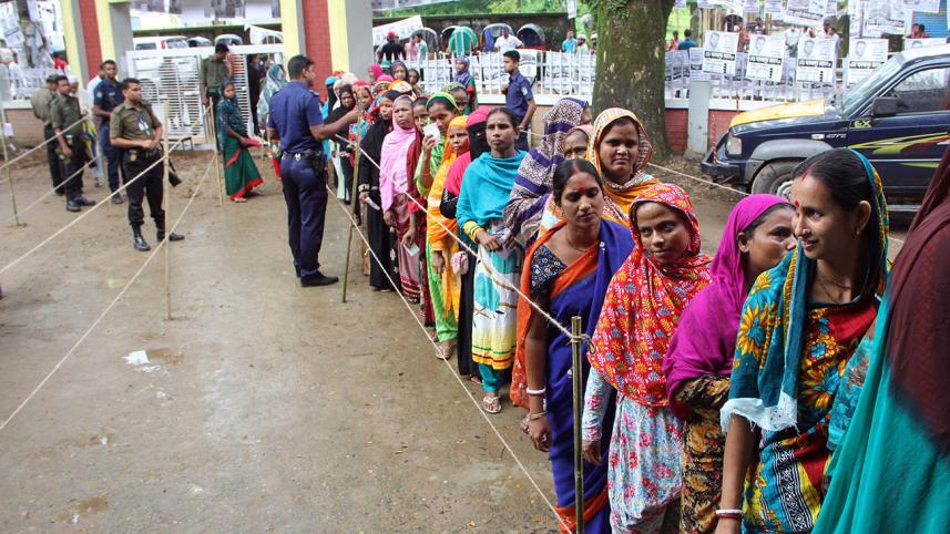 Sylhet Election 2018 voting