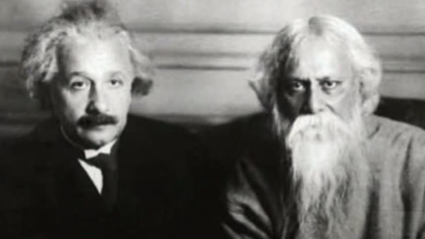 Tagore and Einstein