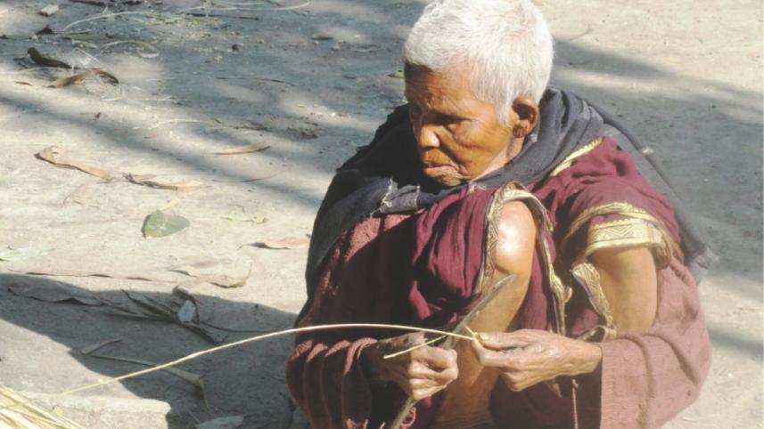 Taramoni Dash, a 107 year old widow