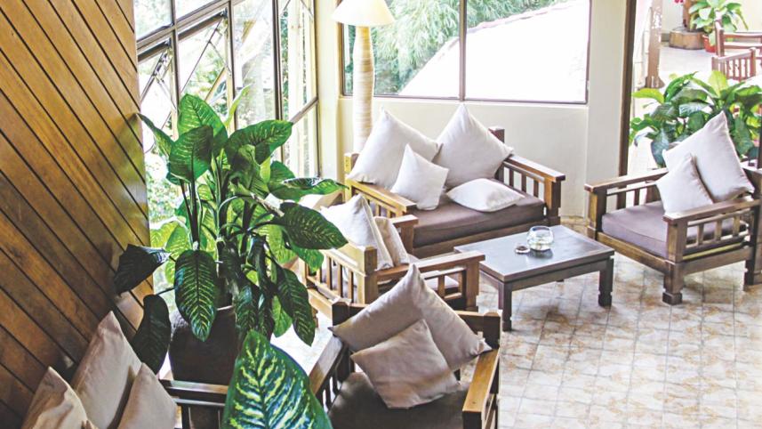 Tropical outdoor sitting