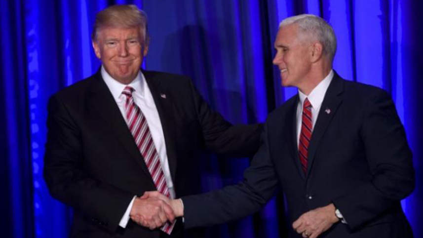 US President Donald Trump- Vice President Mike Pence