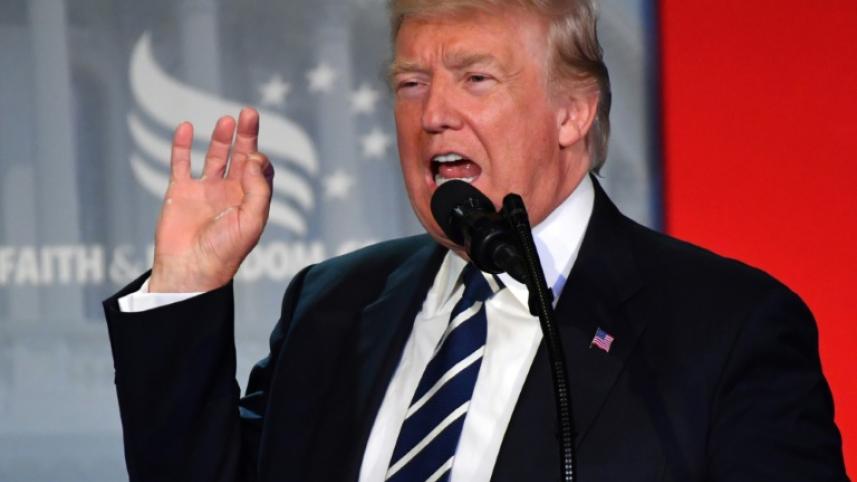 US President Donald Trump