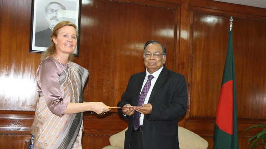 Asa Britta Torkelsson and Foreign Minister AH Mahmood Ali