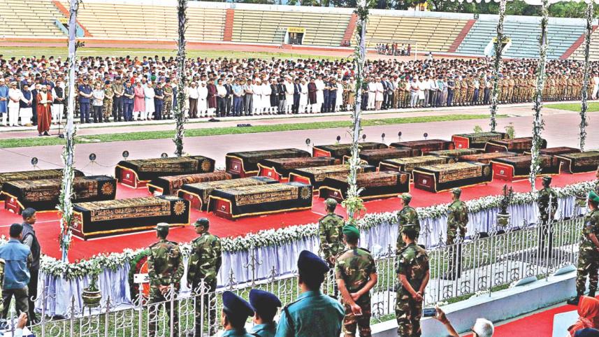 Dead Bodies of US-Bangla plane crash