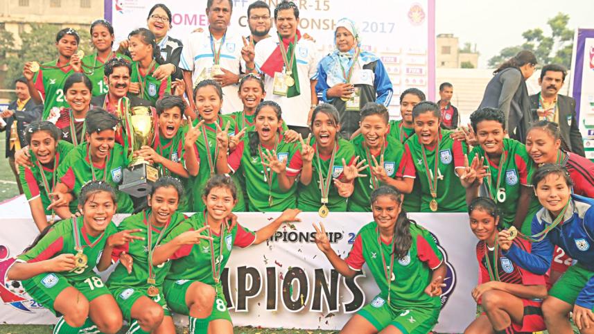 SAFF Under-15 Women's Championship Victory 2017