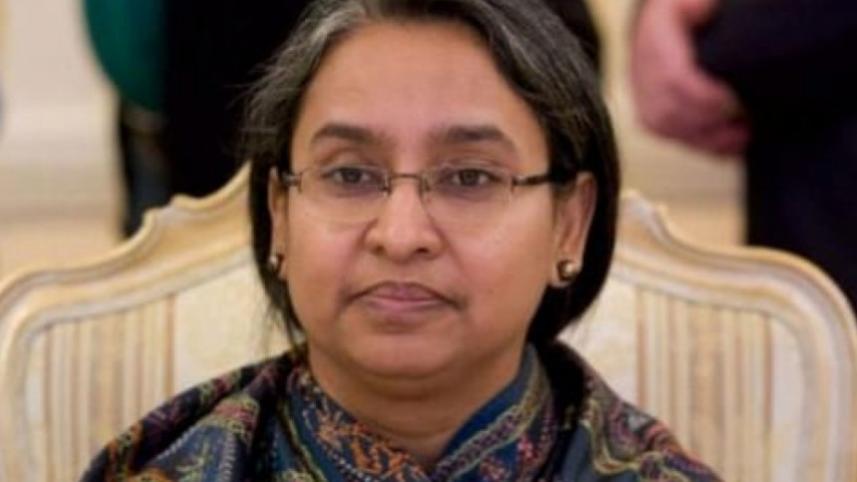 Dipu Moni arrested from Baridhara DOHS