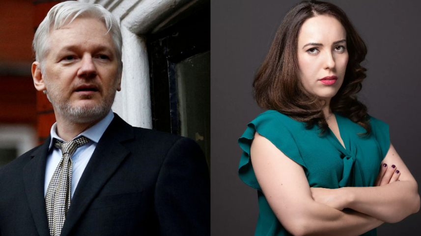 Julian Assange and Stella Moris