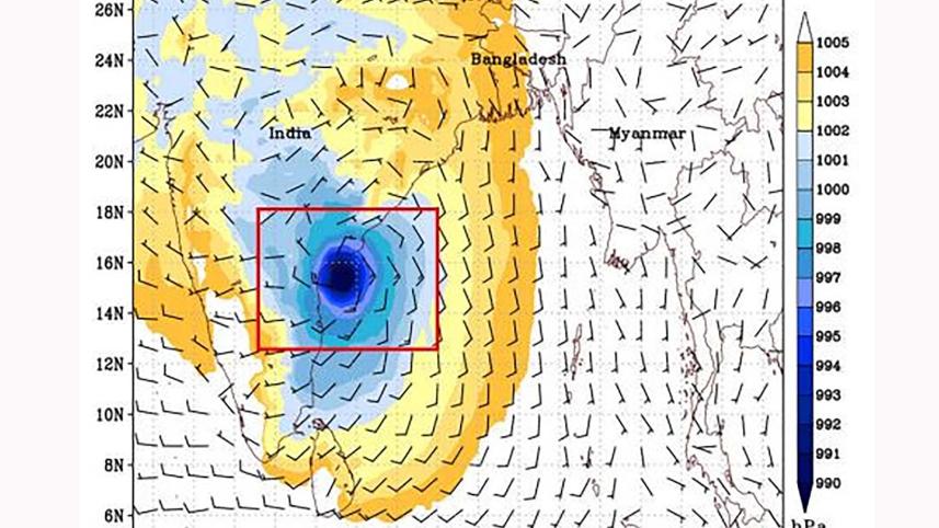 Cyclone Asani weakens, centred near India's Andhra coast