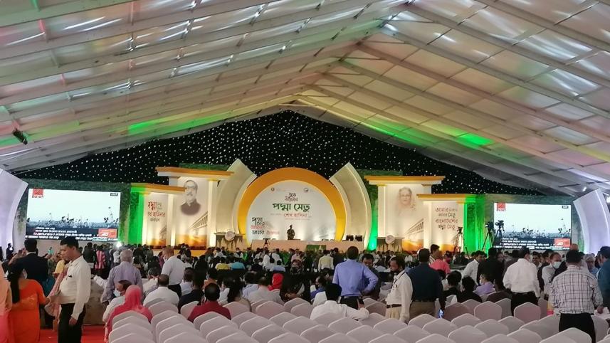 Padma Bridge opening: PM arrives at the venue | The Daily Star