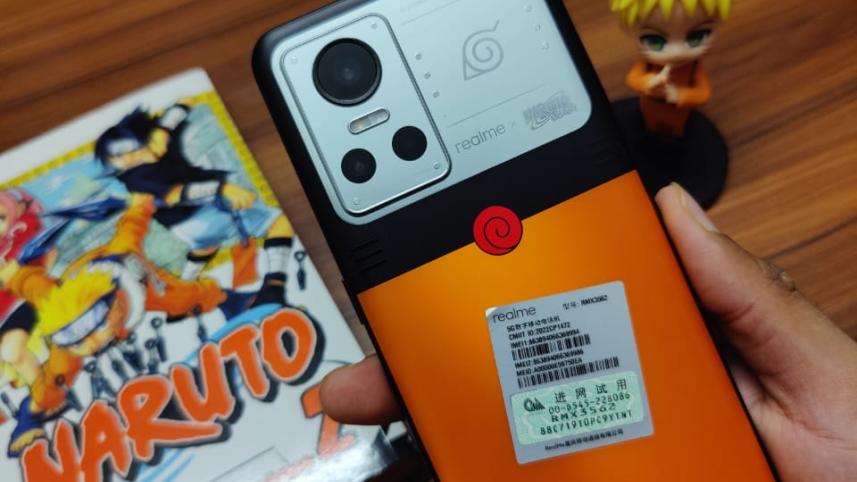 Naruto Realme GT Neo 3 back