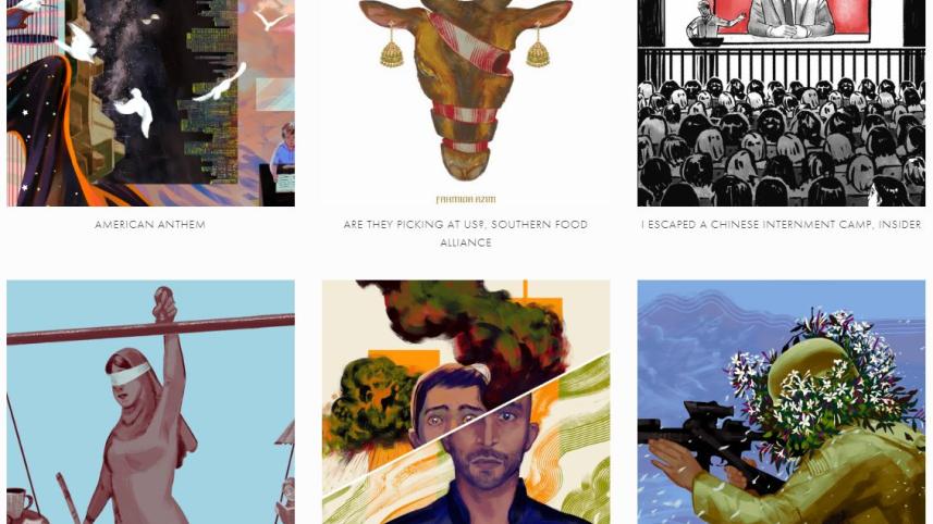 After Ponir Hossain, now illustrator Fahmida Azim claims the Pulitzer for Bangladesh