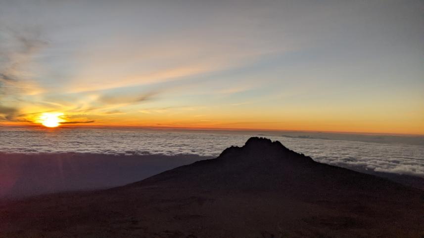 Mount Kilimanjaro summit sunrise