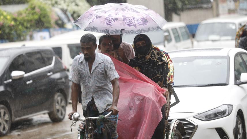 dhaka city rain today