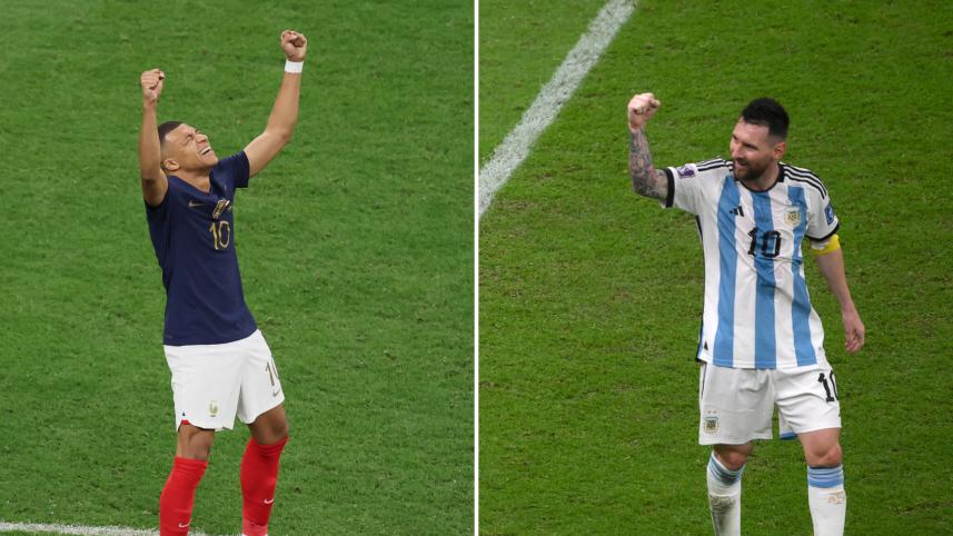 Lionel Messi vs Mbappe