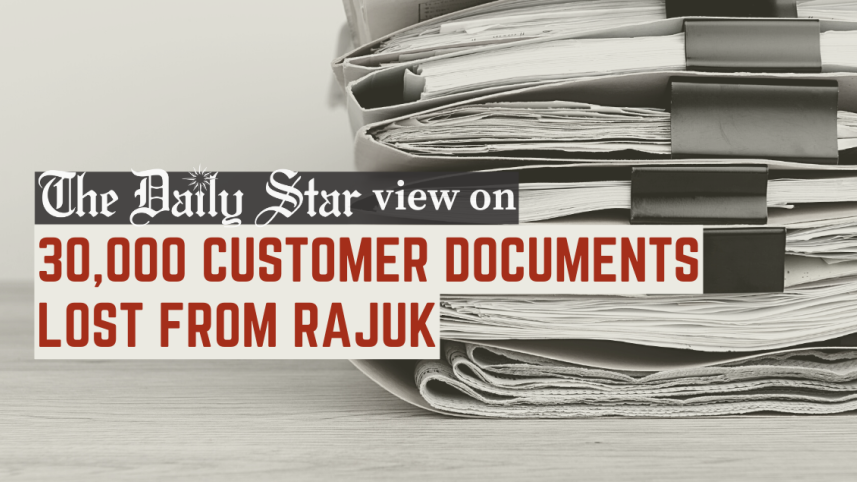 30000 customer documents lost from rajuk