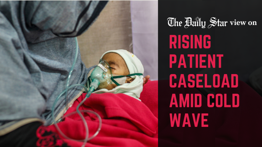 rising patient caseload amid cold wave